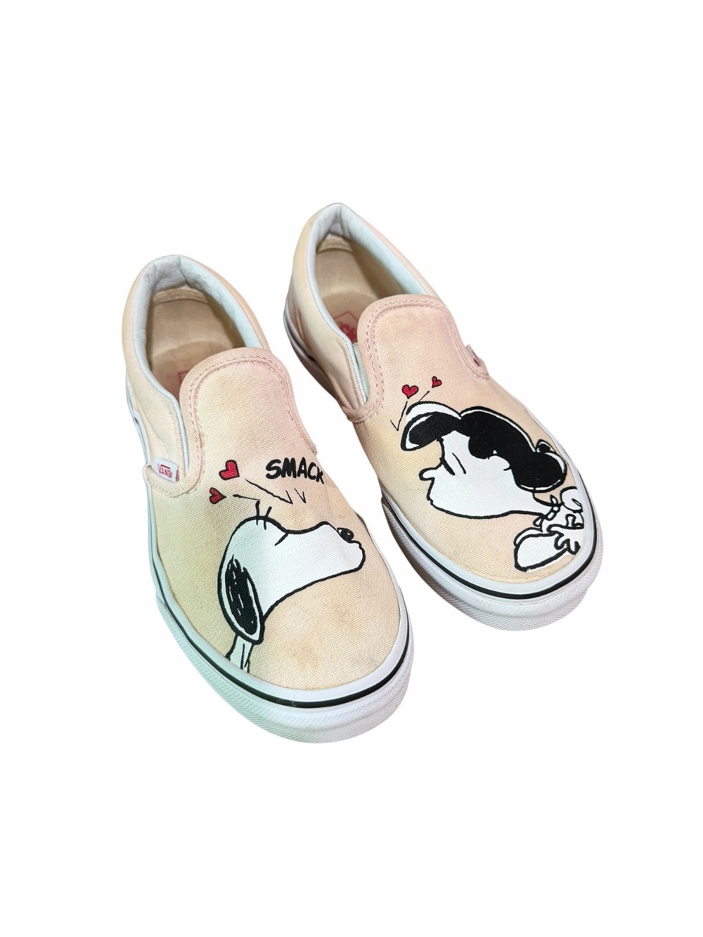 Vans Charlie Brown Snoopy Slip On Sneakers